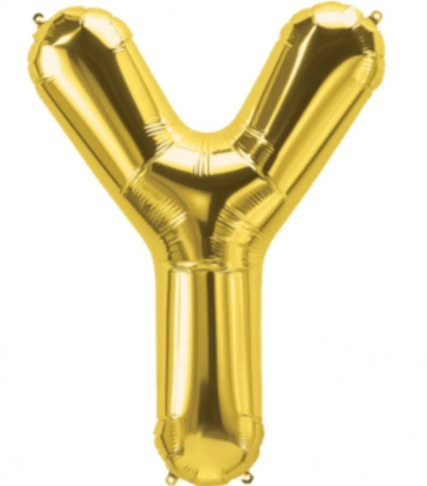 بالون بحرف ي - فضي