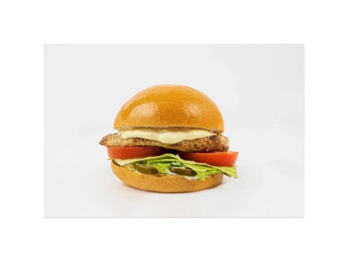 Chicken Cheeseburger - Round Bread