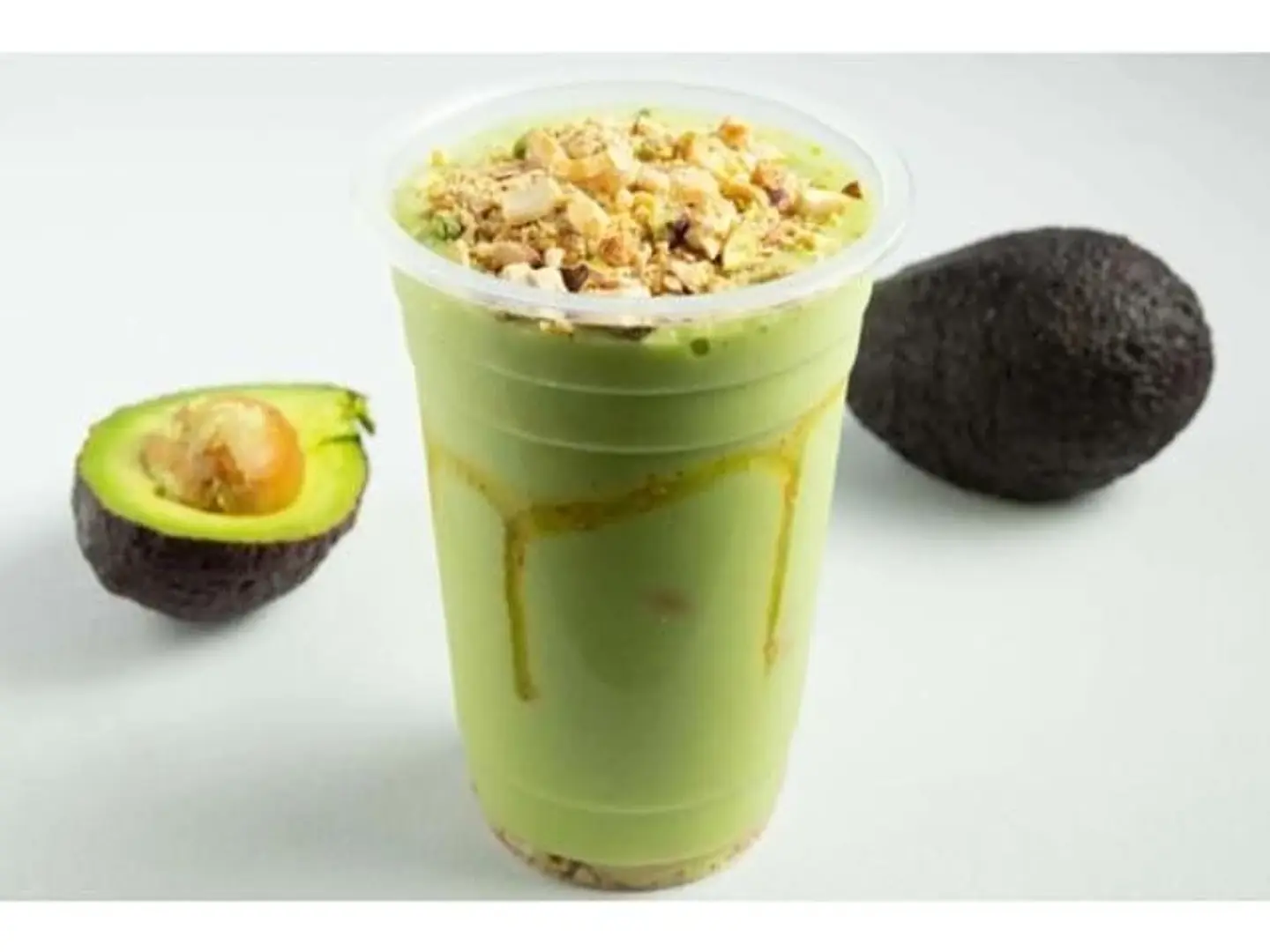 Avocado Juice With Milk, Honey, And Nuts - Small