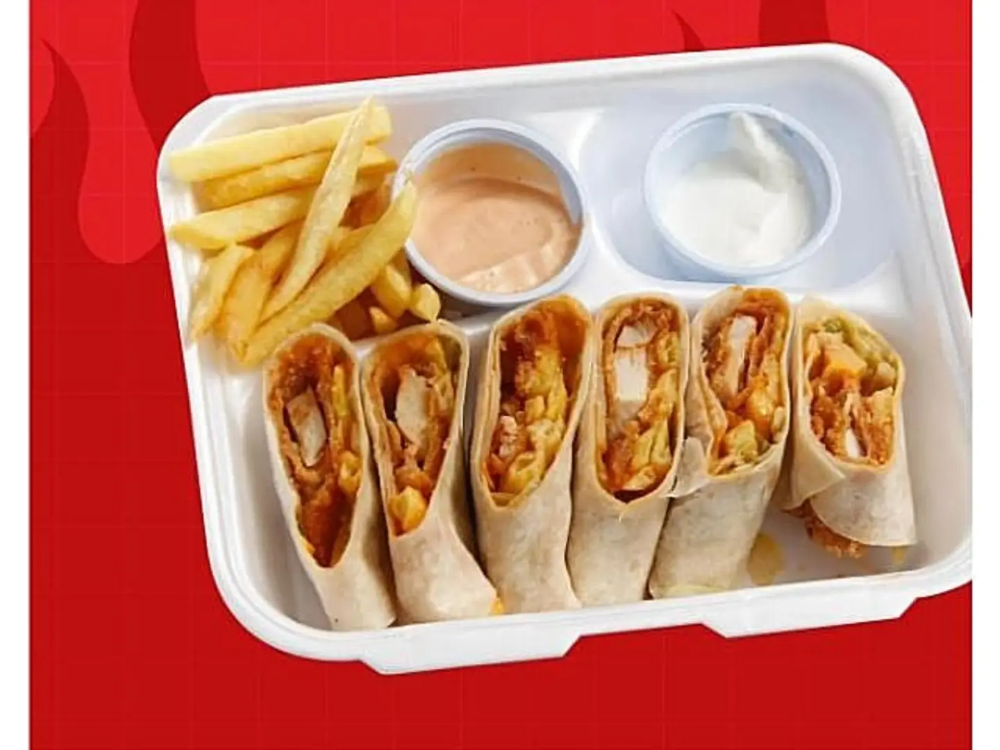 Arabic Plate With Zinger Chicken - Small