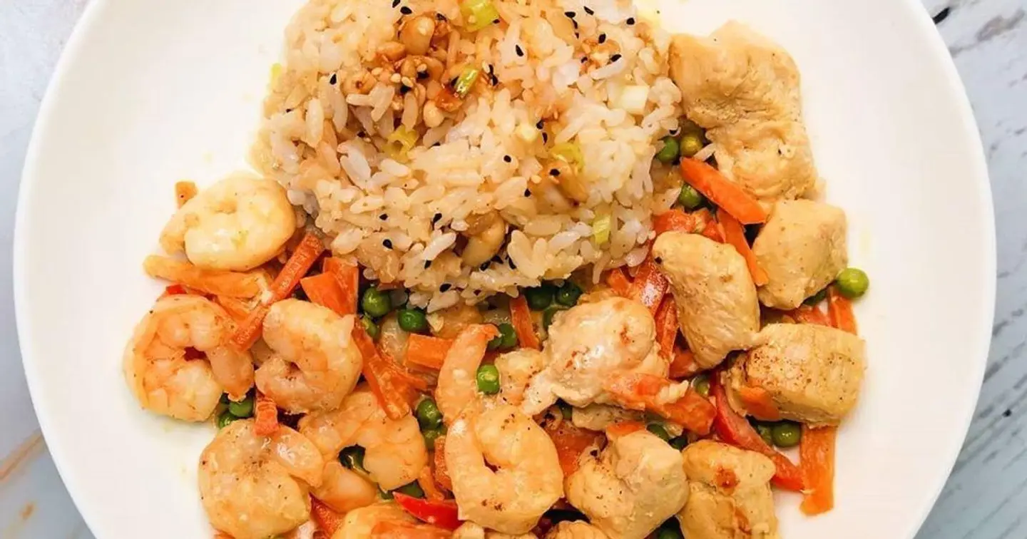 Pad Khao Pohd On Gai,Goong Chicken - Small