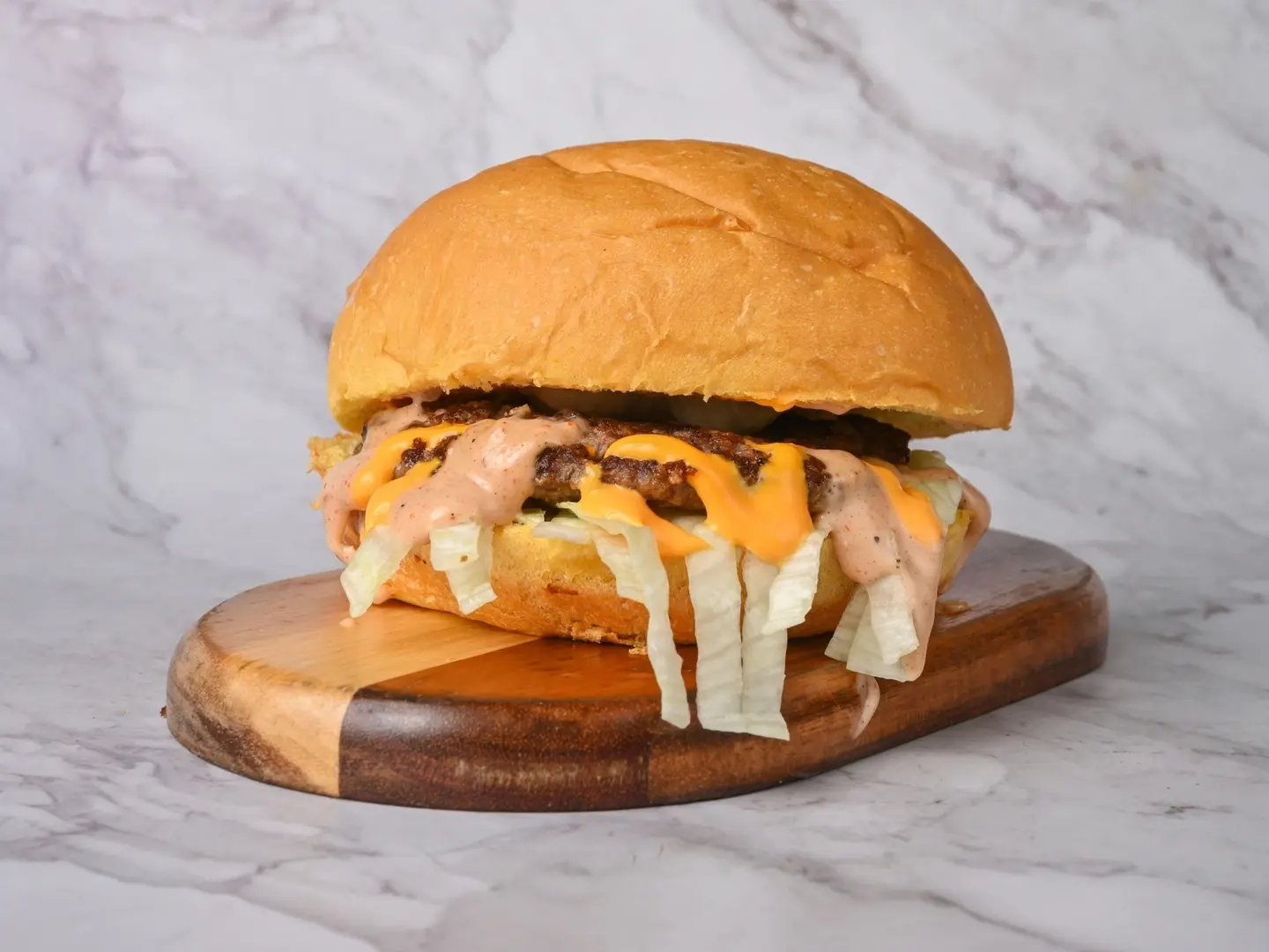 برجر لحم سنجل - ساندوتش