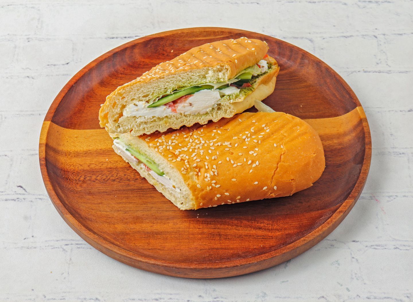 ساندوتش لبنة وزعتر - صغير