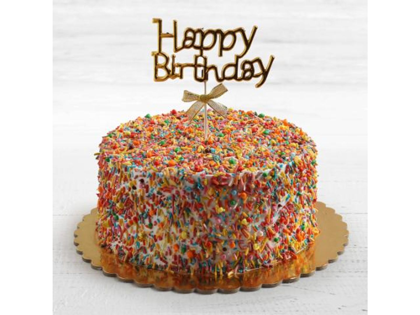 Vanilla Filled With Rainbow Sprinkled - Small