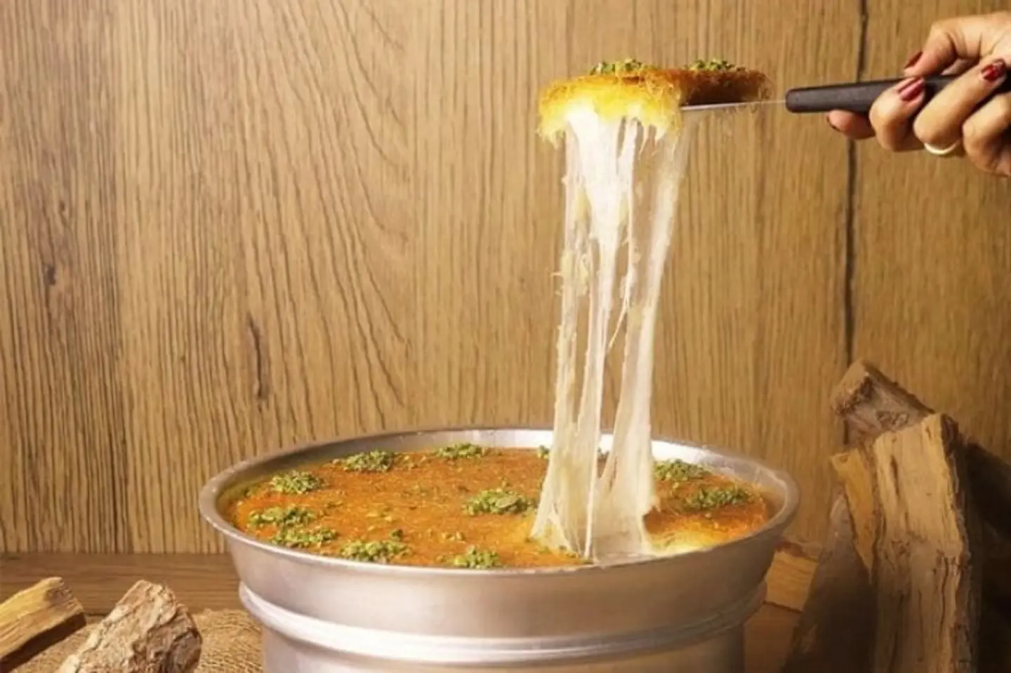 Sidr Kunafa With The Heater - Nabolsiya Naama Cheese