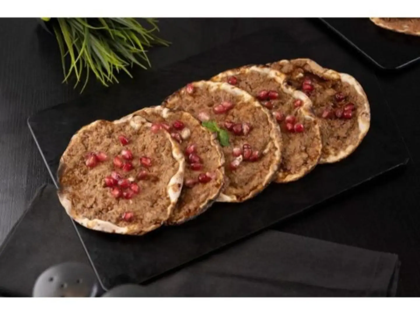 Lamb Sfiha With Pomegranate Molasses - Small