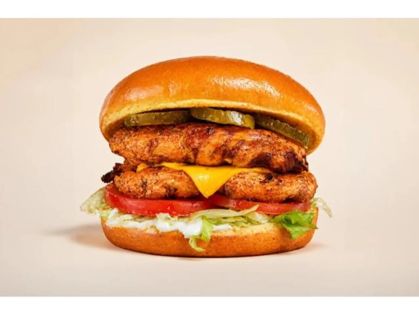 Double Grilled Chicken Burger - Sandwich