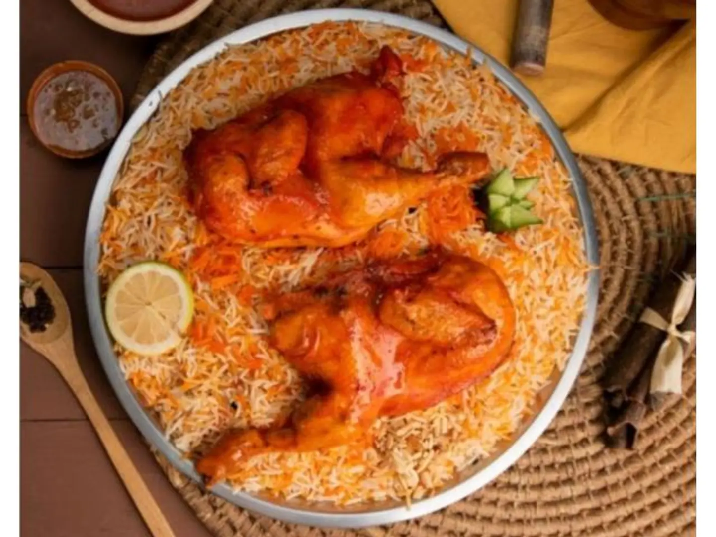 دجاج مظبي - نص حبة دجاج