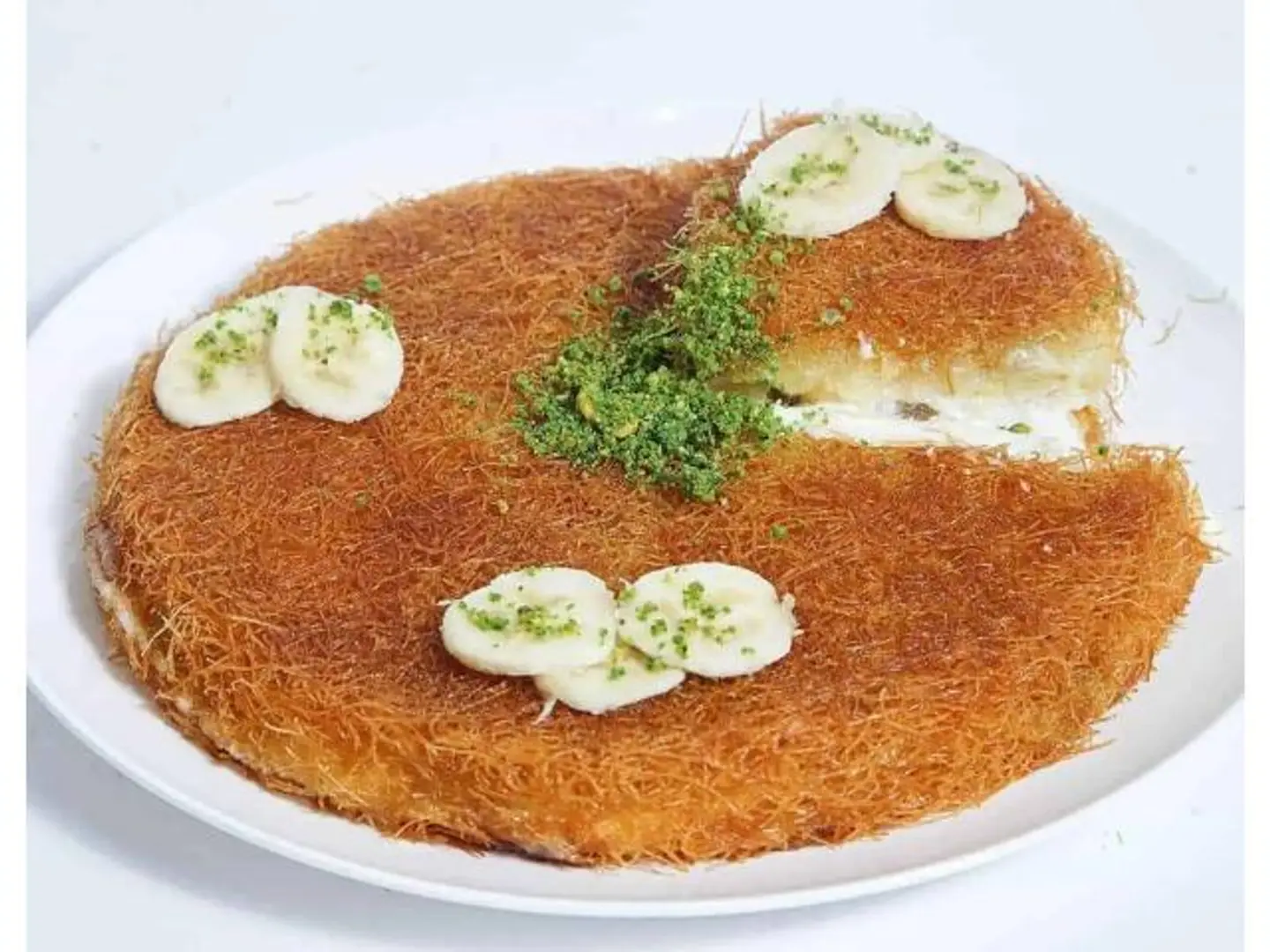 Kunafa With Cream And Cheese - Small