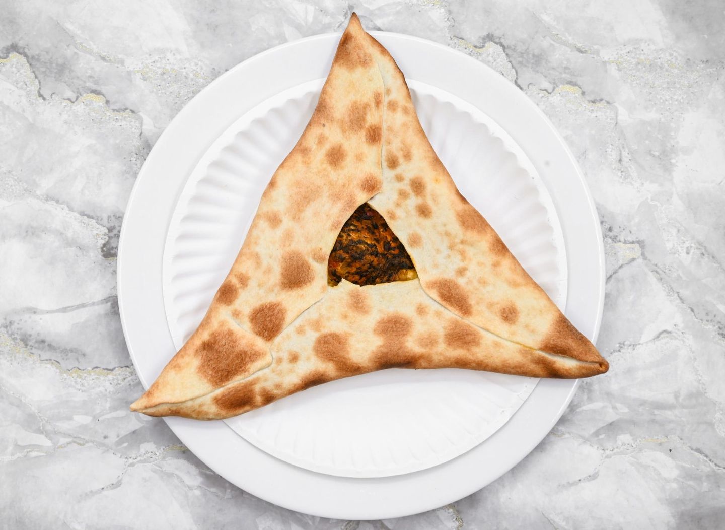 فطيرة سبانخ - عجينة أبيض