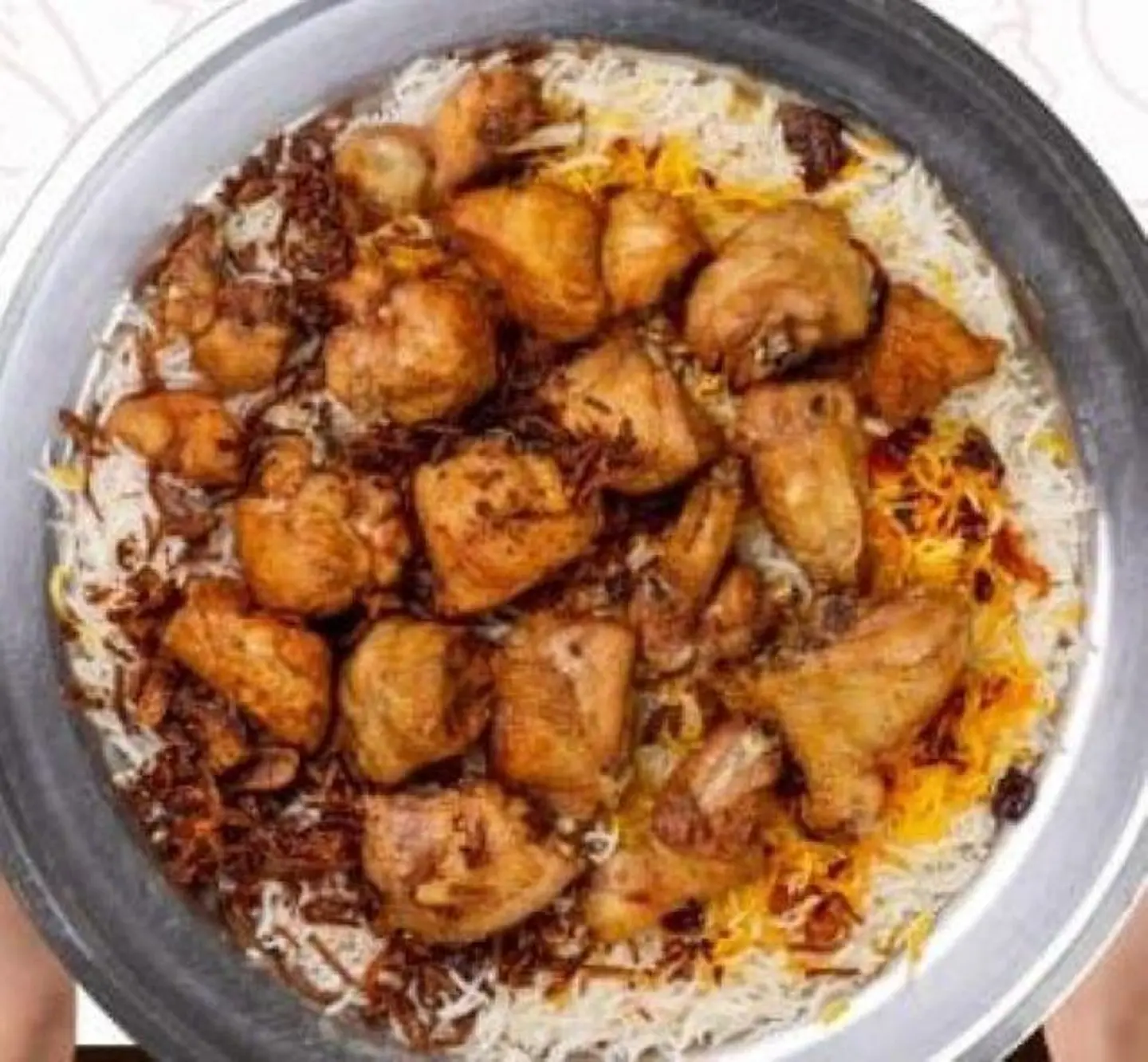 Chicken Maqlqal With Peshawari Rice - Half Chicken