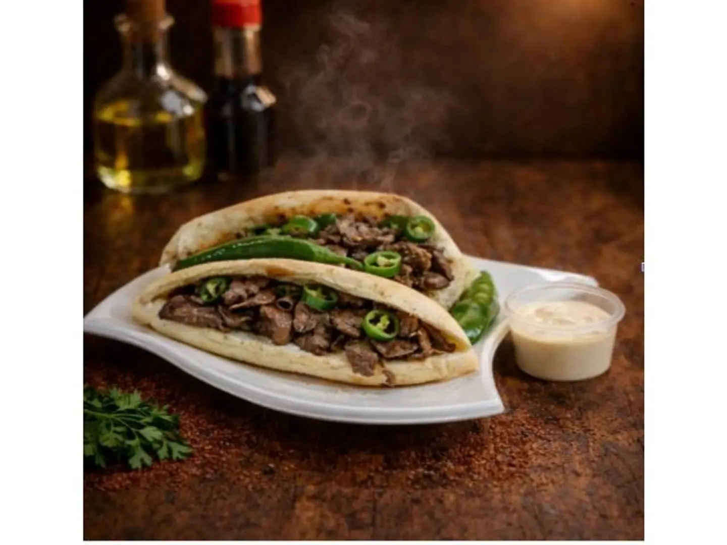 كبدة اسكندراني - خبز صامولي