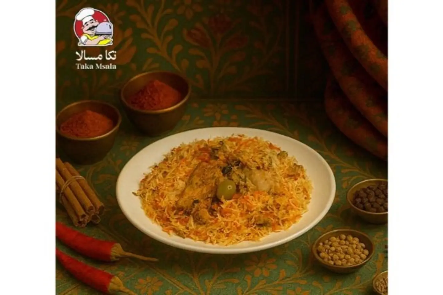 رز برياني مع دجاج - صغير