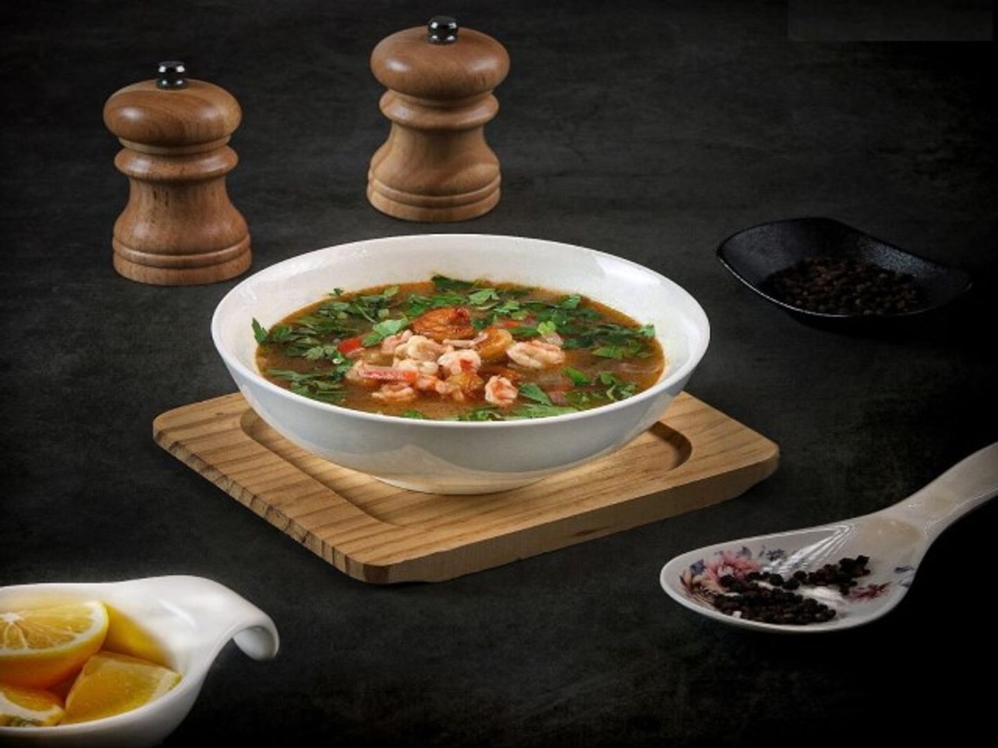شوربة جمبري احمر  - كبير