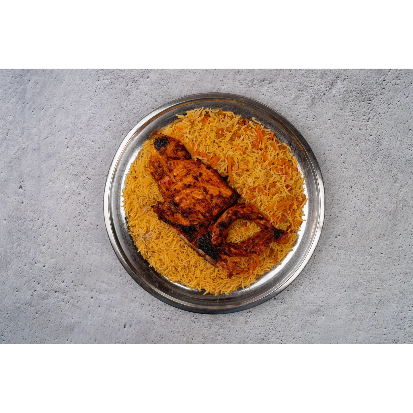 Half Chicken On Charcoal - Without Rice