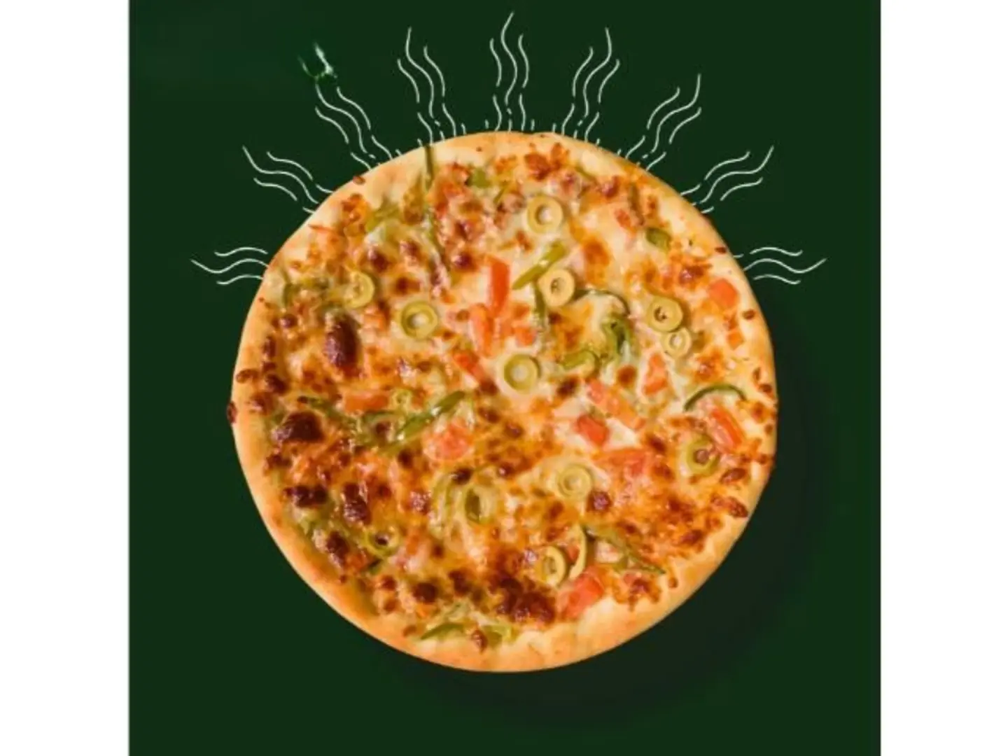 بيتزا خضار - صغير