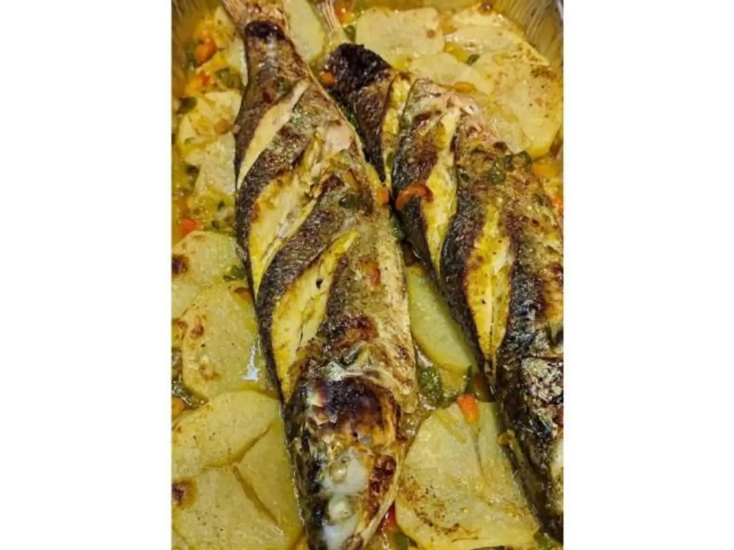 بوري مشوي زيت وليمون - بوري مشوي زيت وليمون-نصف