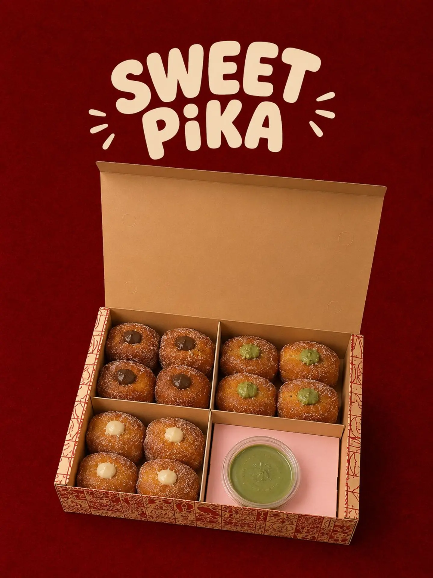 Stuffed Mini Donuts - 12 Pieces