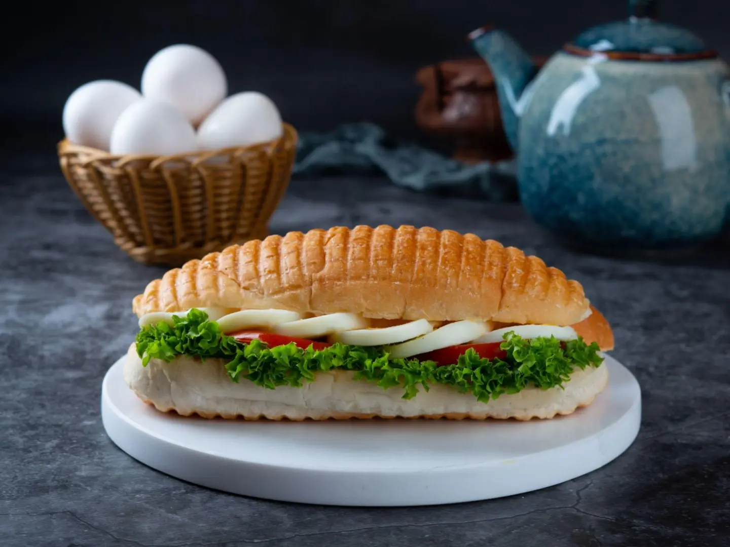Boiled Egg Sandwich - Paratha
