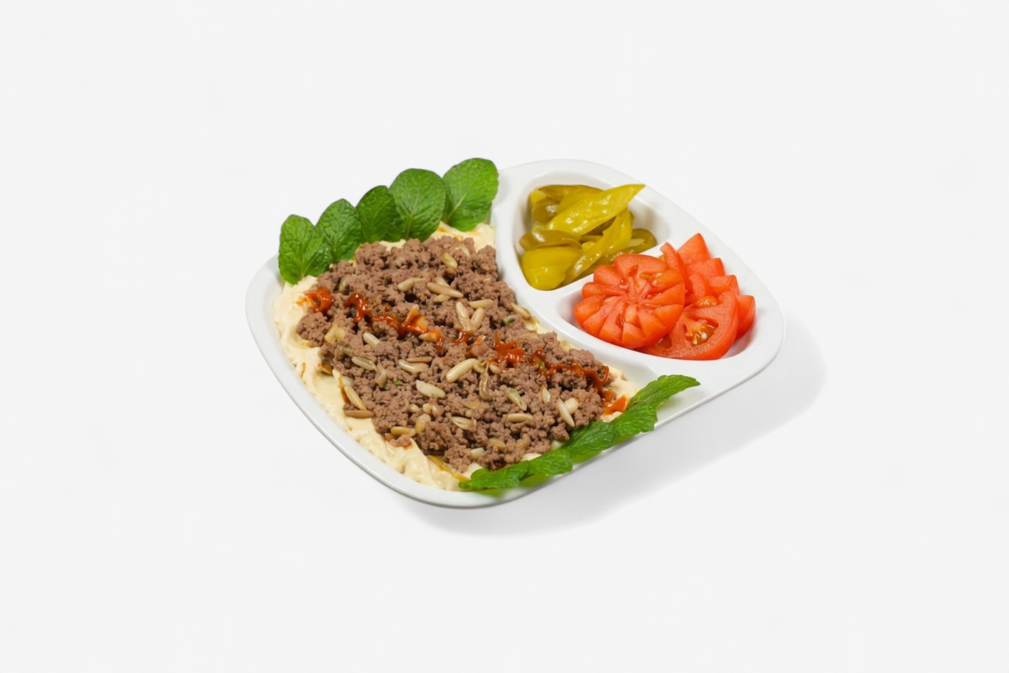 Hummus With Meat - Large