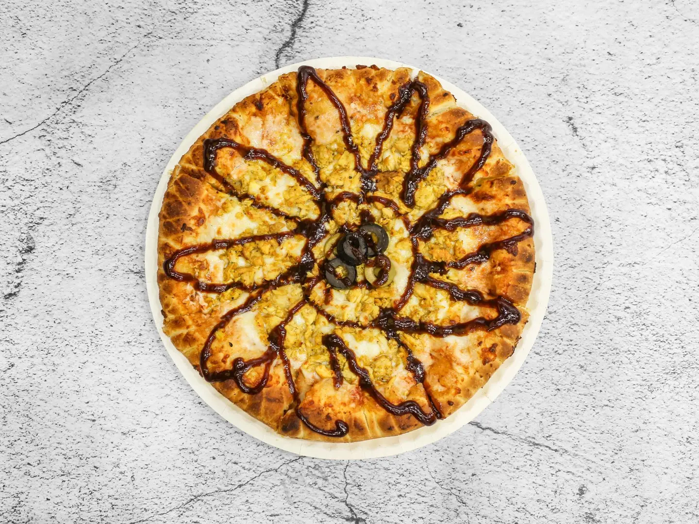 بيتزا دجاج باربيكيو - صغير