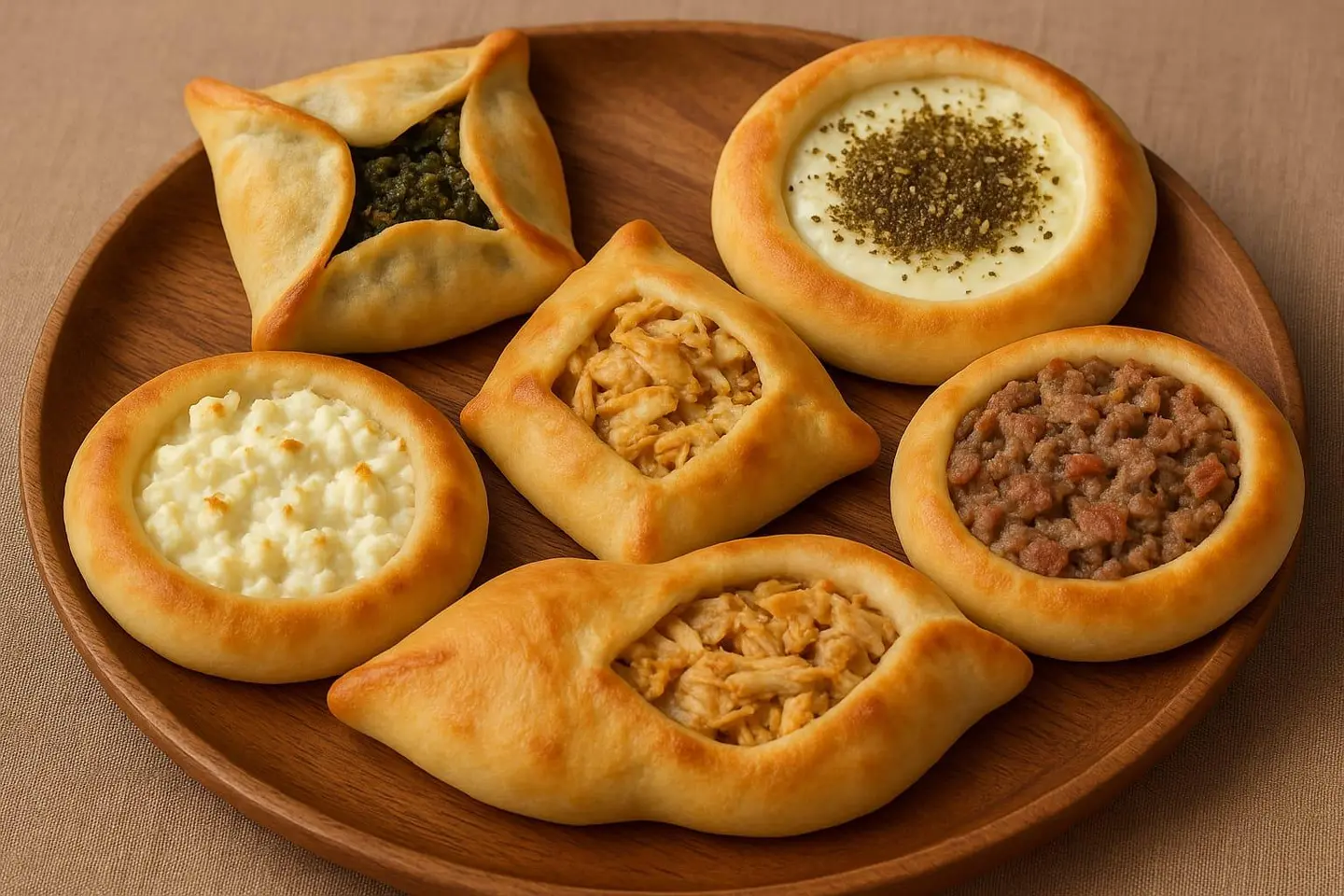 صحن مشكل فطاير - صغير