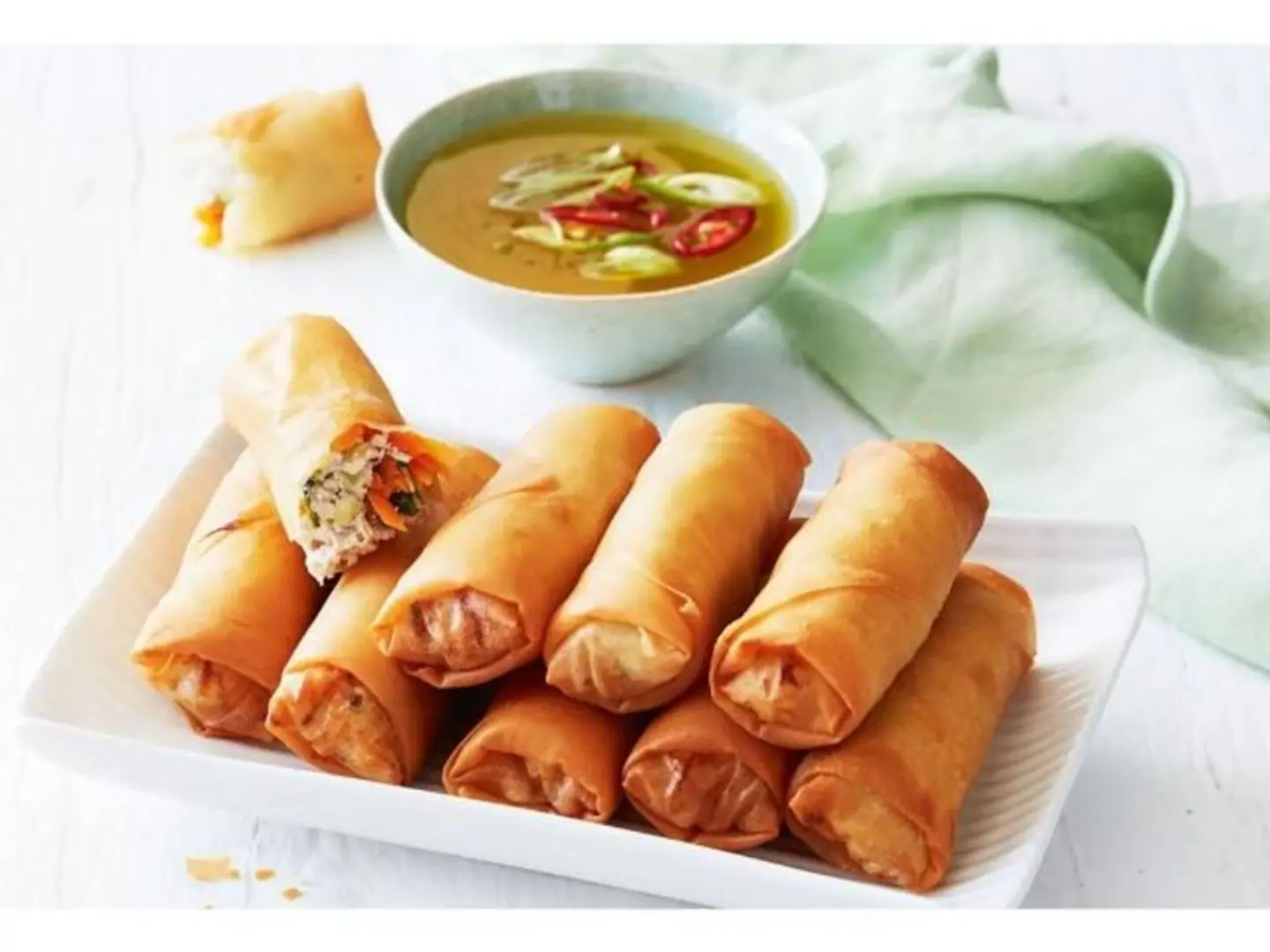 لفائف الربيع النباتية - خضار