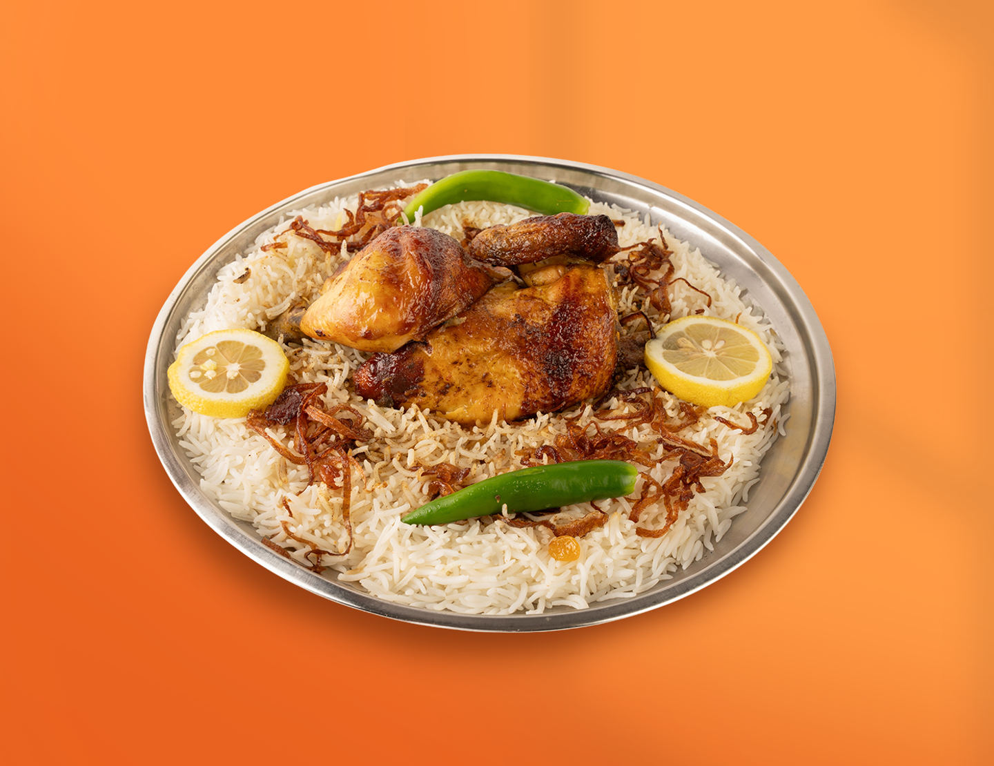 نصف دجاج شواية - شعبي