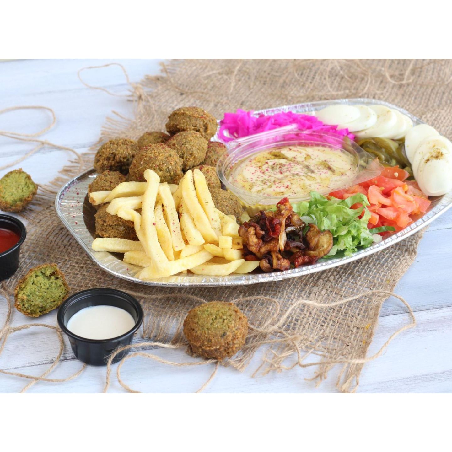 Mixed Falafel Plate - Small
