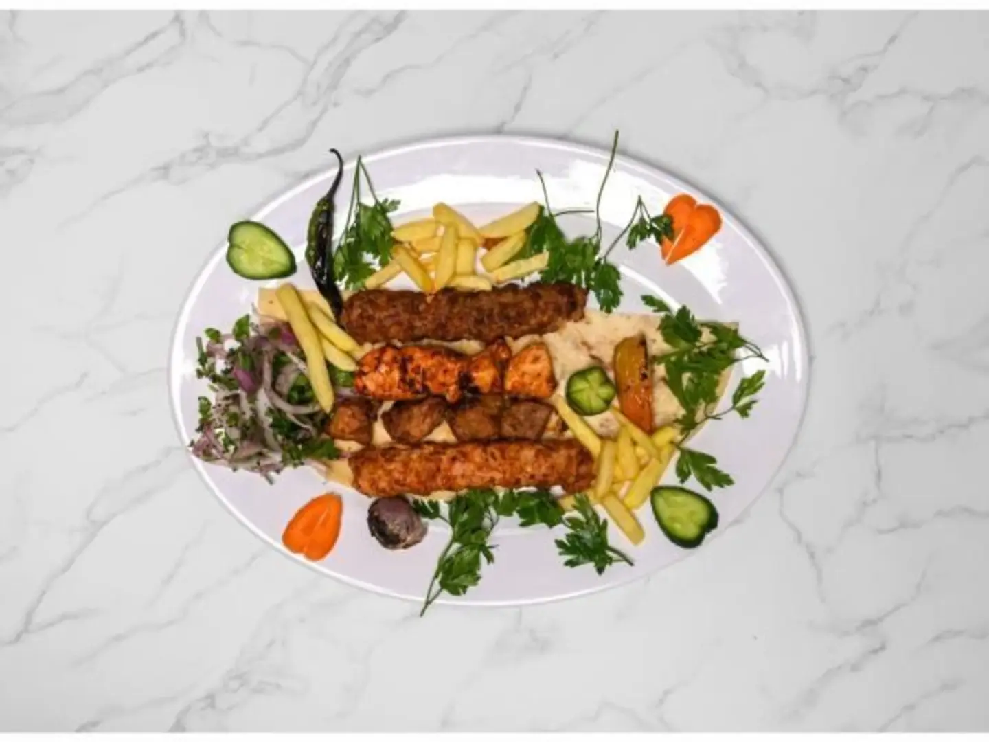 Mixed Grilled - 4 Skewers