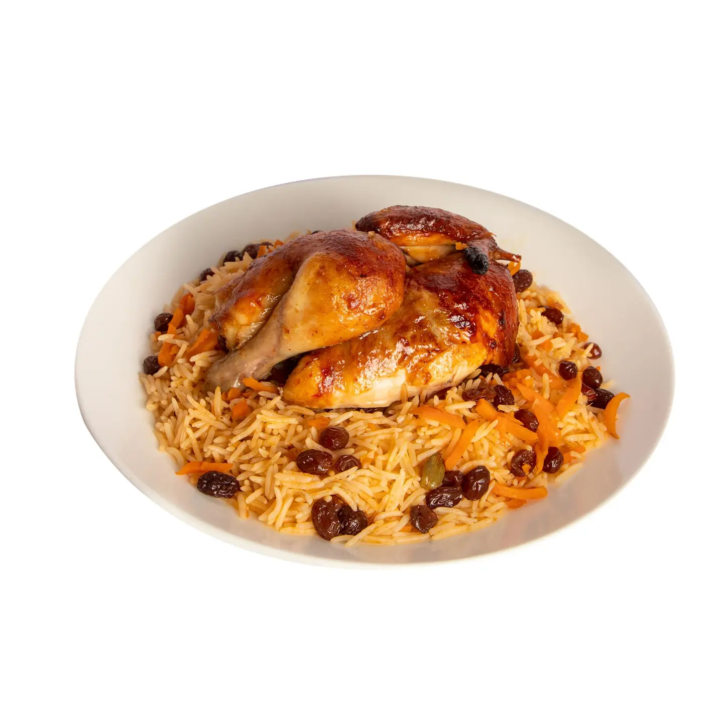 A Quarter Of A Griledl Chicken - With Bukhari Rice