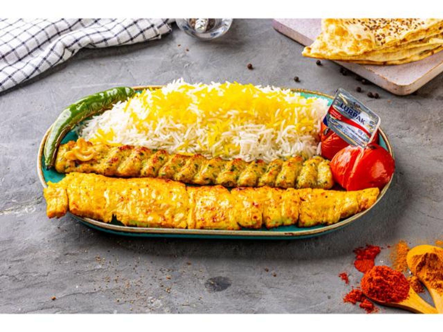 Grilled Chicken With Rice - Half Chicken