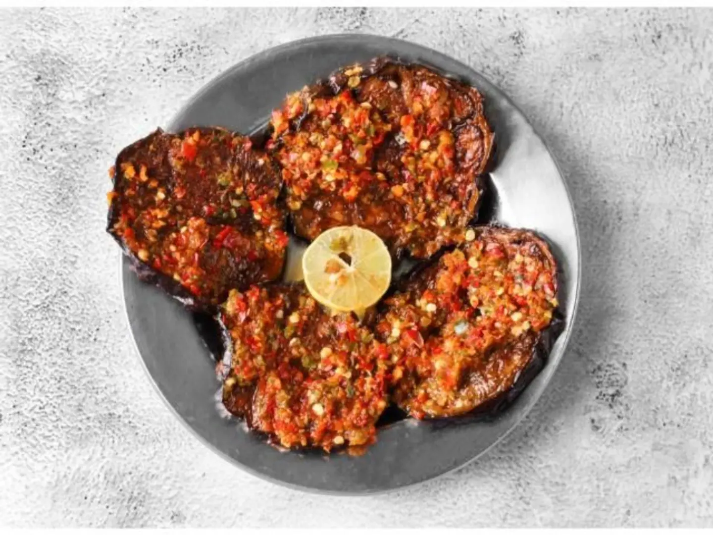 صحن باذنجان مخلل - صغير