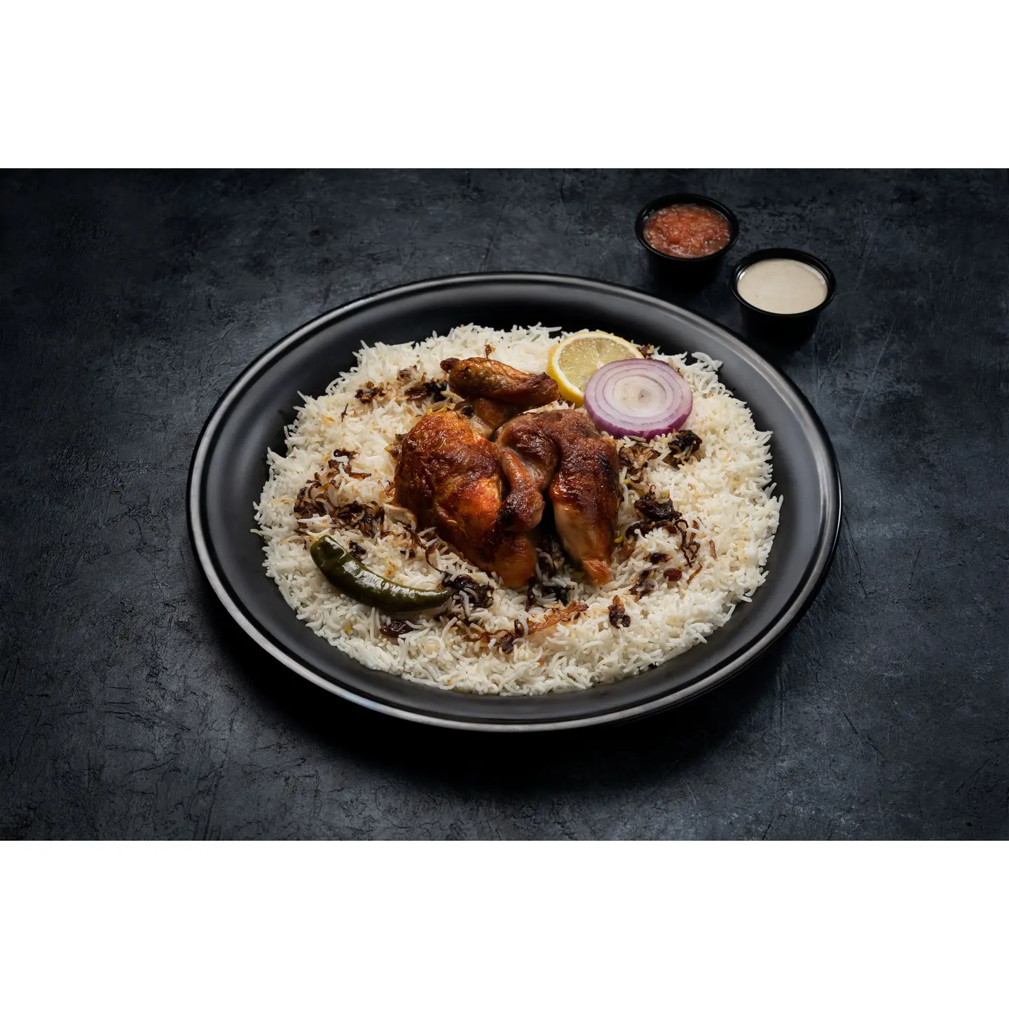Grilled Chicken  With Pishawari Rice - Whole Chicken