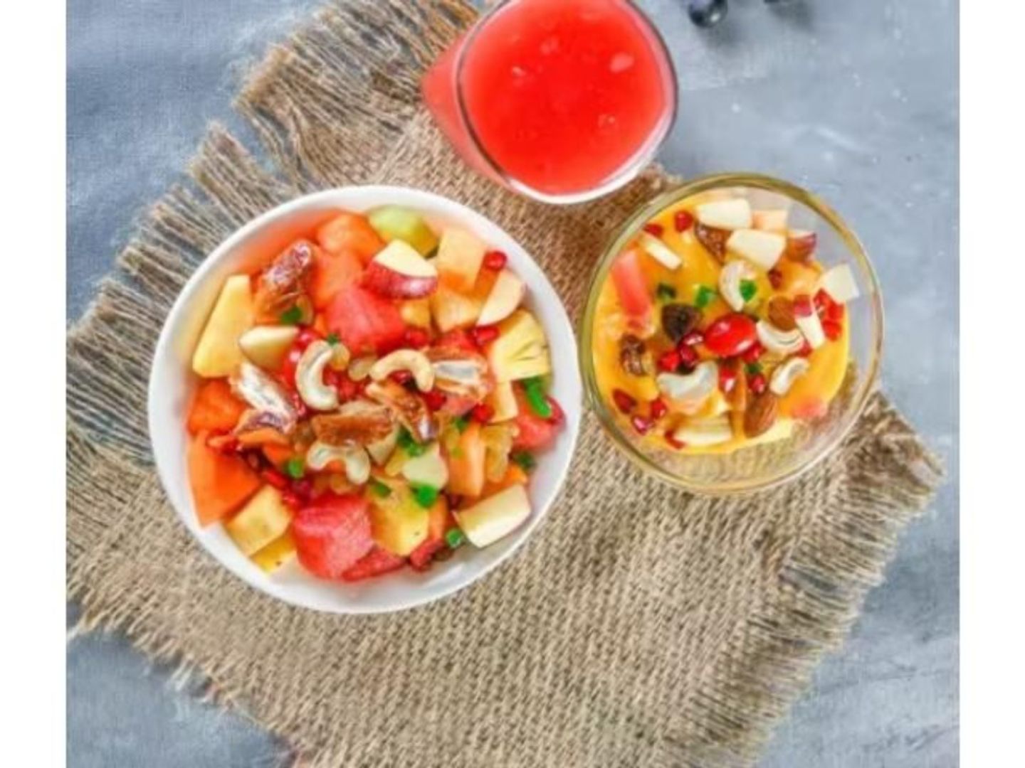 Fruit Salad With Honey And Nuts - Medium