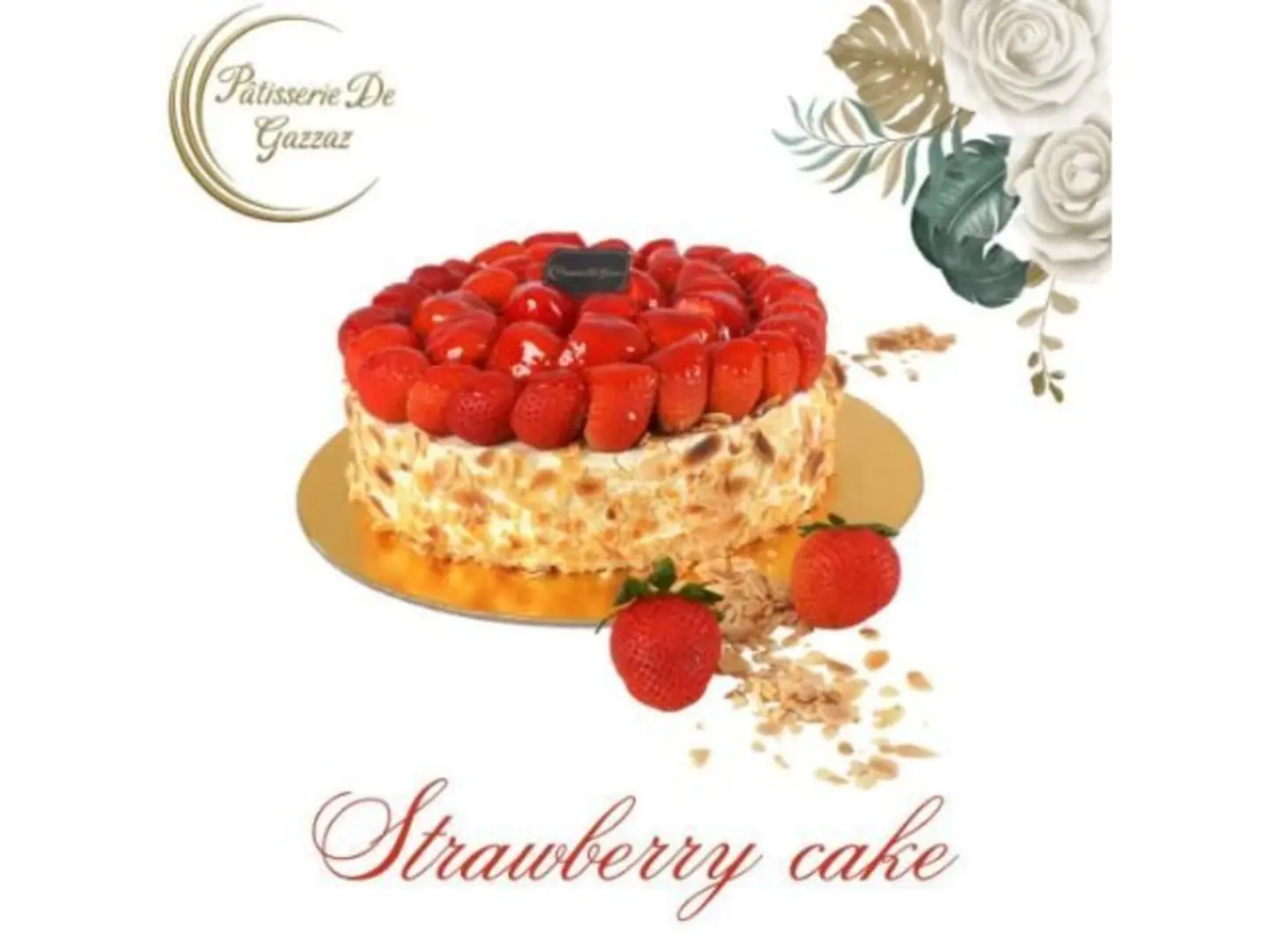 Strawberry Cake - Medium
