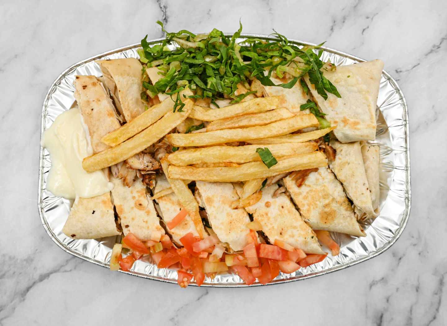 Medium Arabic Plate - With Cheese