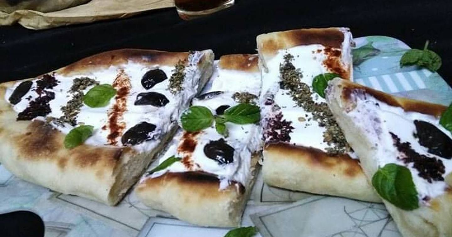 منقوشة لبنة مع خضار - صغير