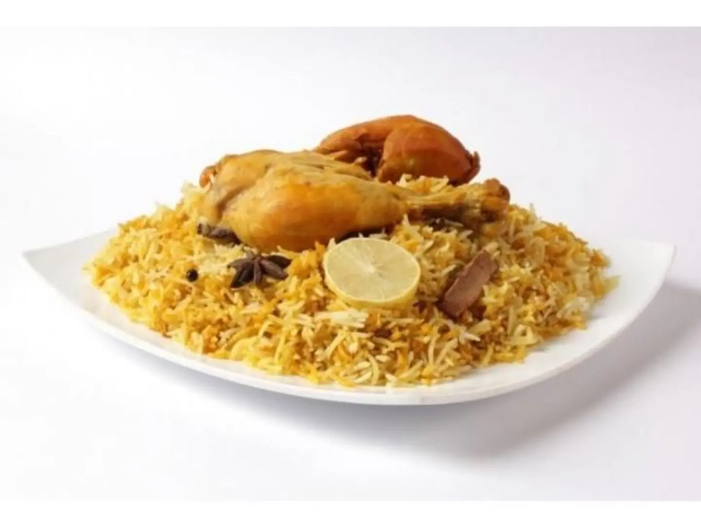 Half Madfoon Chicken - Shabi Rice