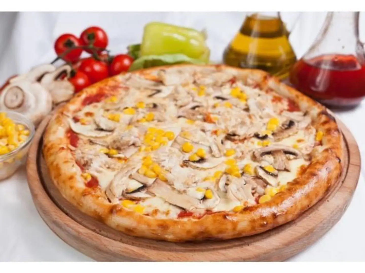 بيتزا دجاج - صغير