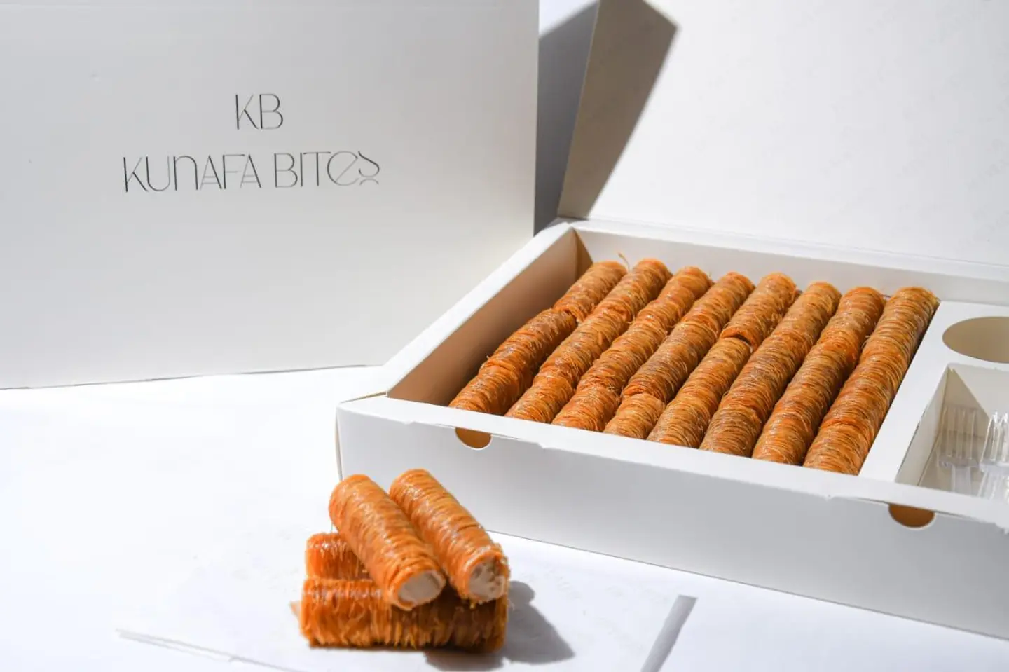 Kunafa Fingers Stuffed With Kinder - Small