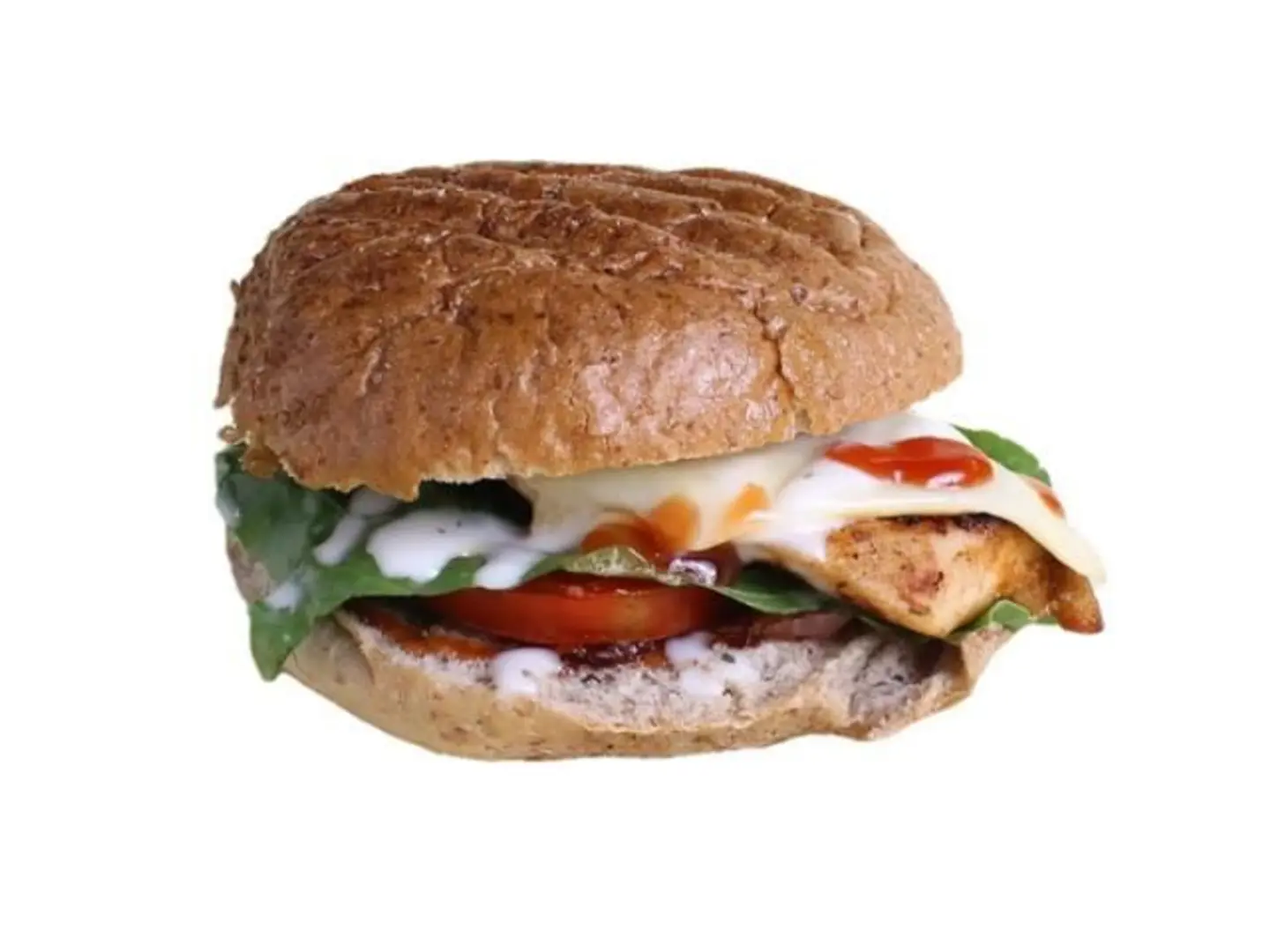 Chicken Burger In Qursan Bread - Regular