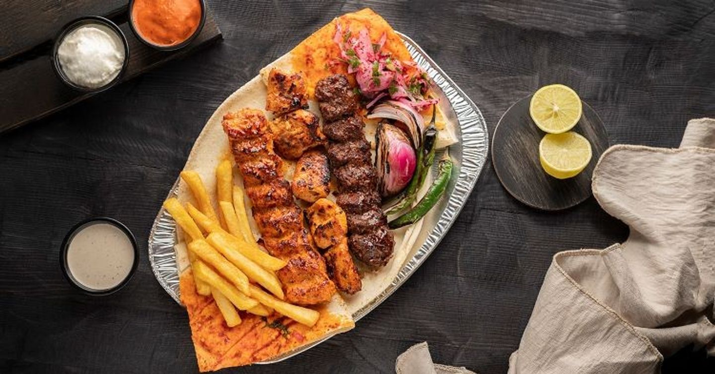 Mixed Grilled Kebab For One Person - Without Rice