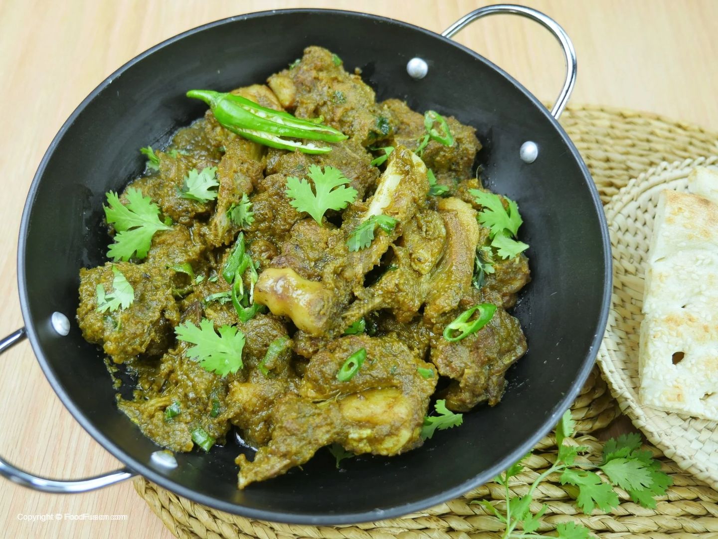 Mutton Green Karahi - Quarter