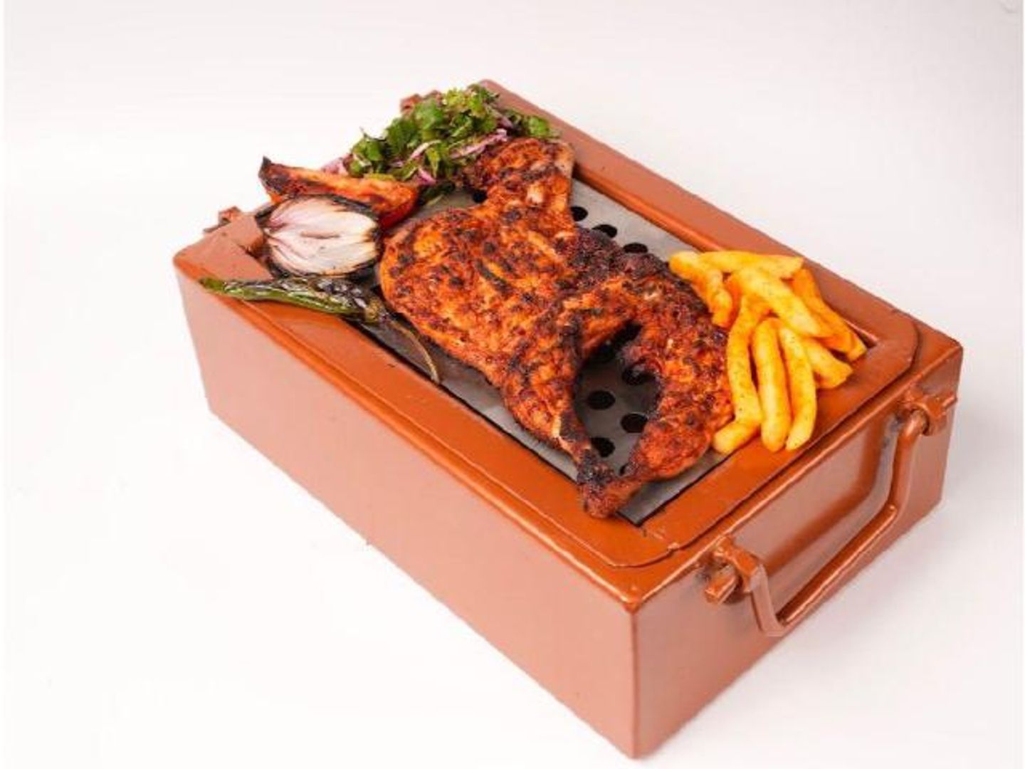 Plain Charcoal Grilled Chicken - Half A Chicken