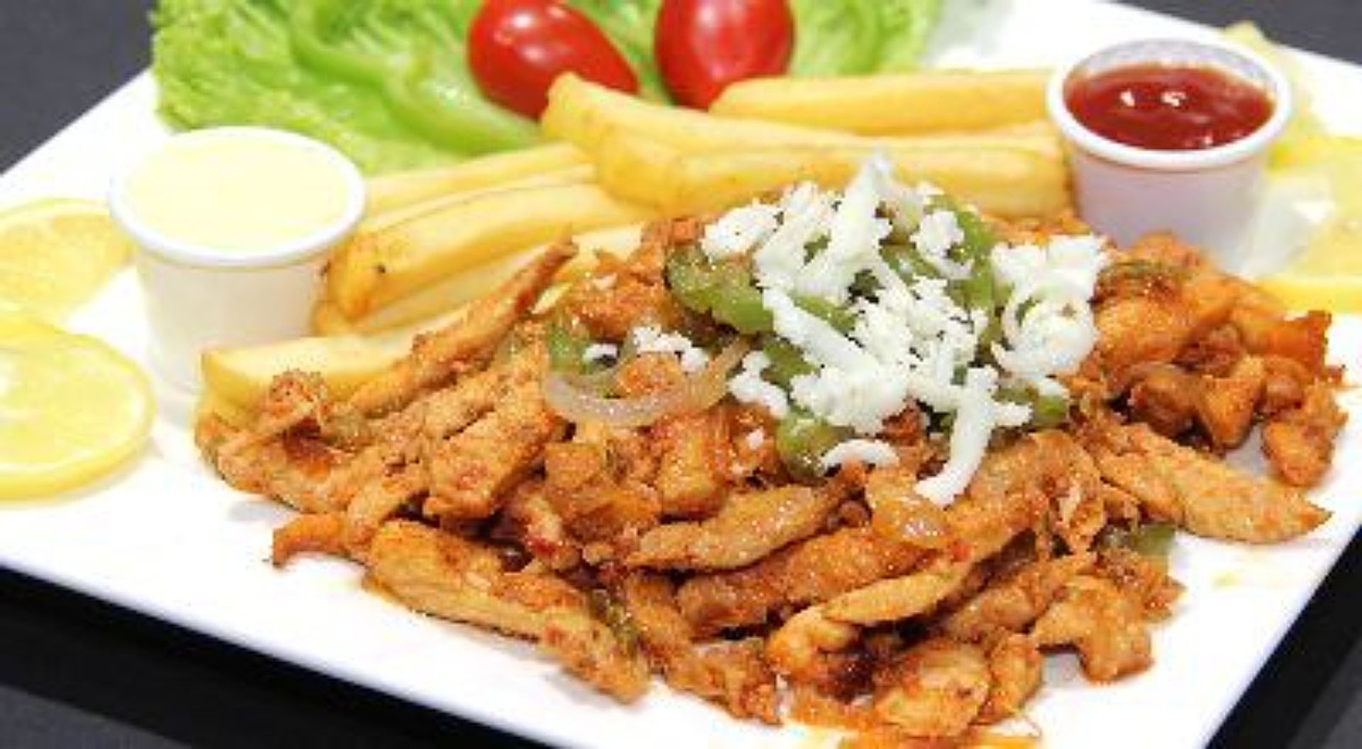 طبق فاهيتا دجاج - صغير