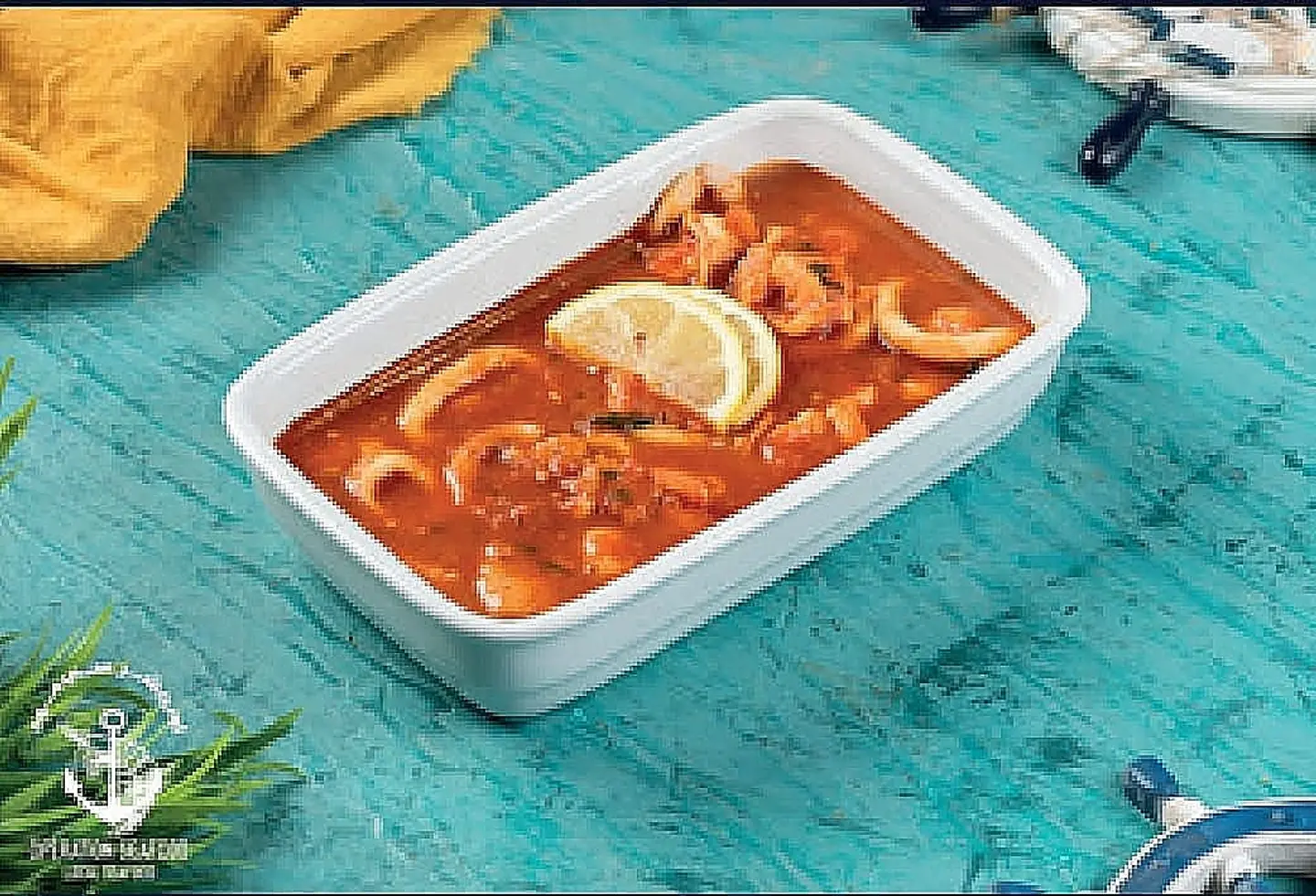 طاجن مطفي - بالجمبري والحبار