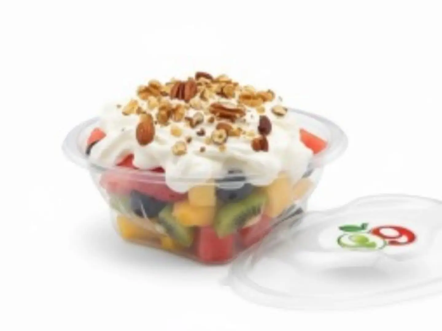 صحن فواكه قشطة مكسرات - كوب وسط