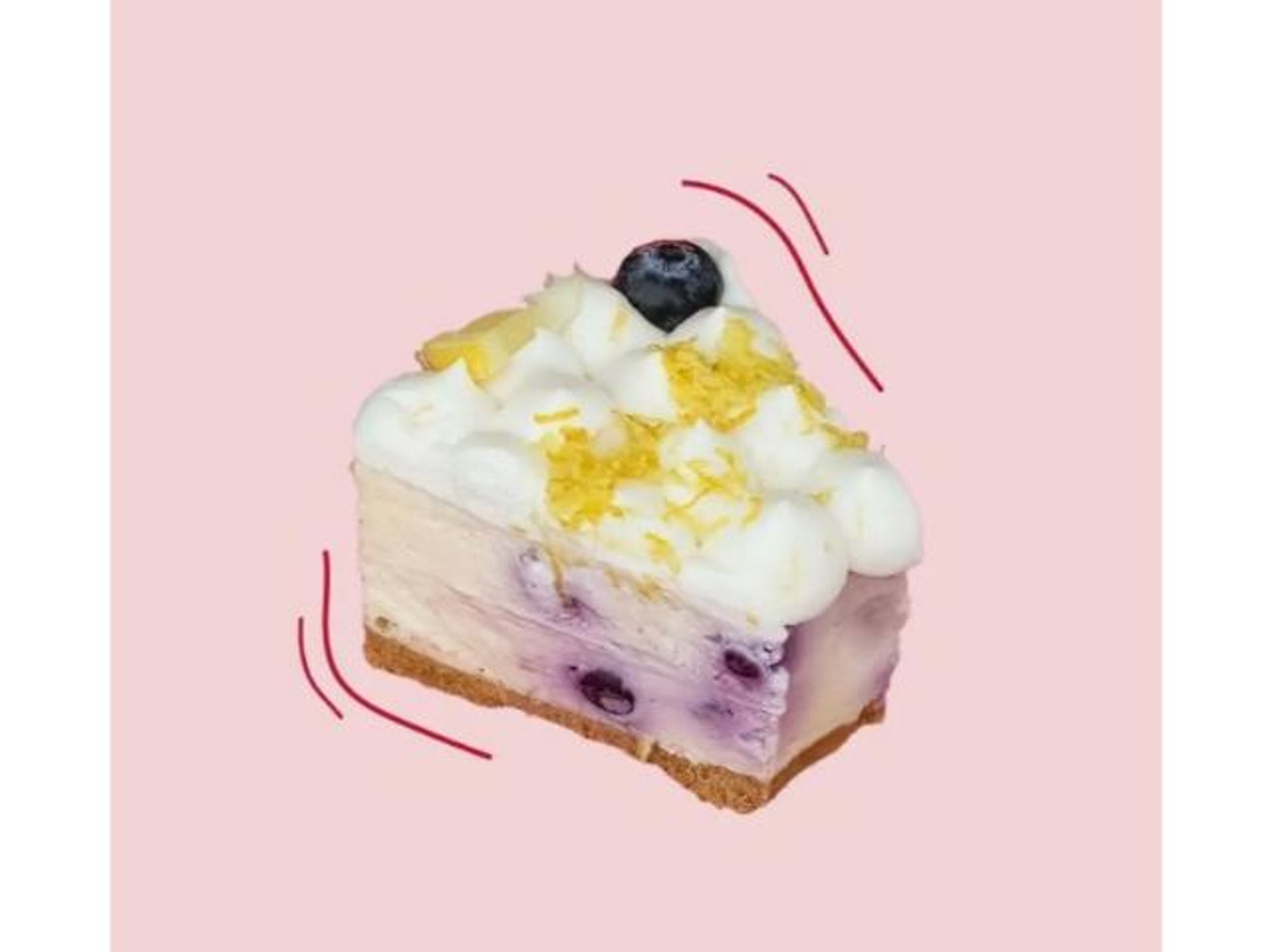 Lemon Cake With Berries - Small