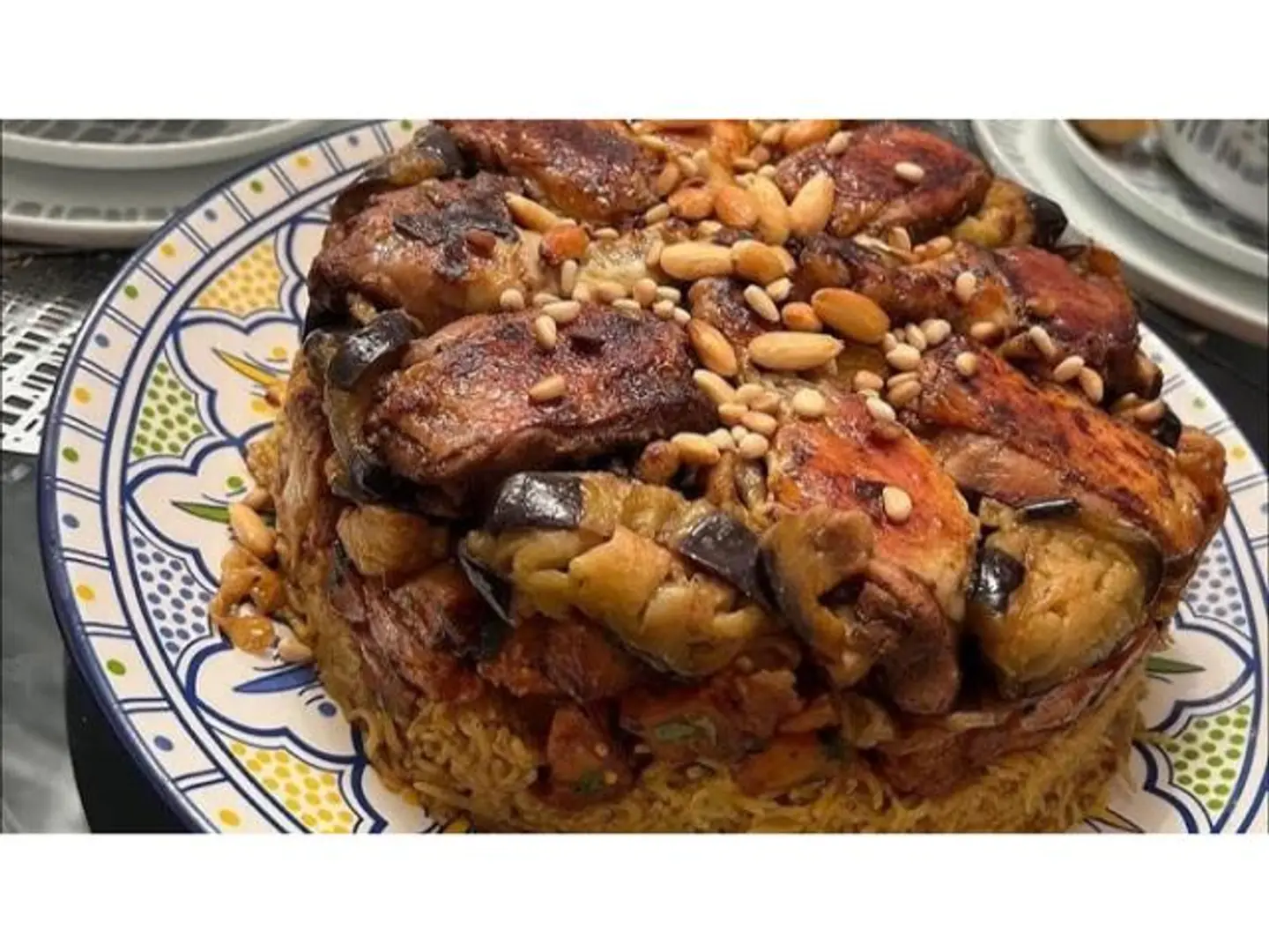 Maqluba With Peshawari Rice - Half Chicken